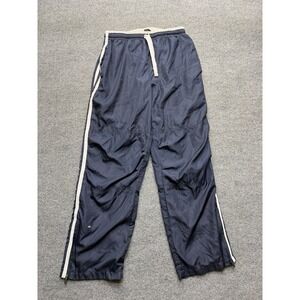 Y2K Men's Starter Track Pants Size‎ Medium Navy and White Striped